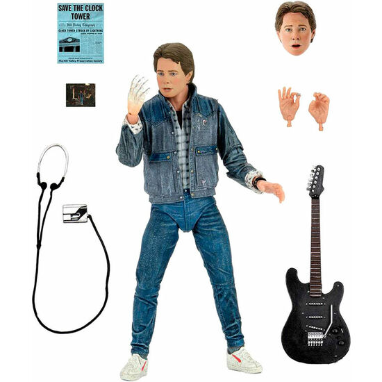 FIGURA MARTY MCFLY AUDITION REGRESO AL FUTURO 18CM image 5