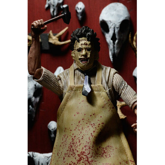 FIGURA RETRO ULTIMATE LEATHERFACE 40TH ANNIVERSARY LA MATANZA DE TEXAS 18CM image 1