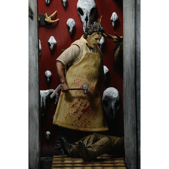 FIGURA RETRO ULTIMATE LEATHERFACE 40TH ANNIVERSARY LA MATANZA DE TEXAS 18CM image 3