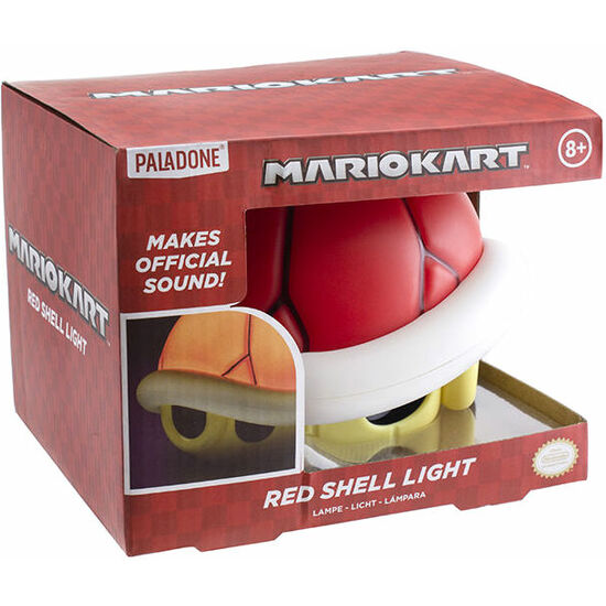 LAMPARA CON SONIDO RED SHELL MARIO KART NINTENDO image 2