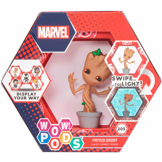 FIGURA LED WOW! POD POTTED GROOT MARVEL image 0