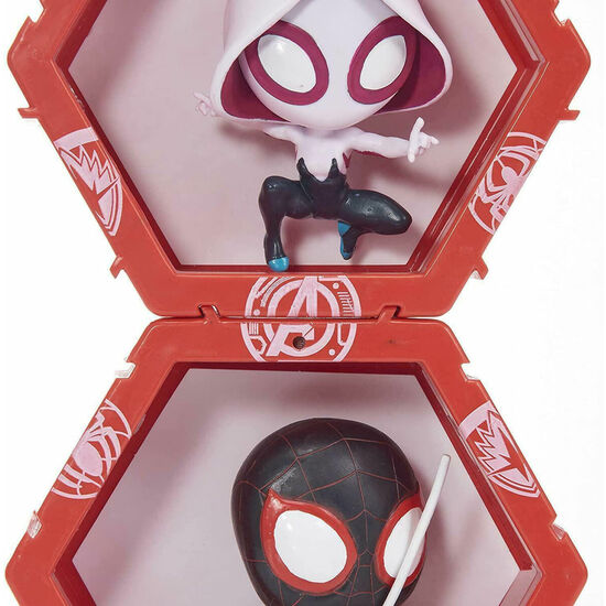 SET FIGURAS LED WOW! POD MILES MORALES + GHOST SPIDER MARVEL image 3