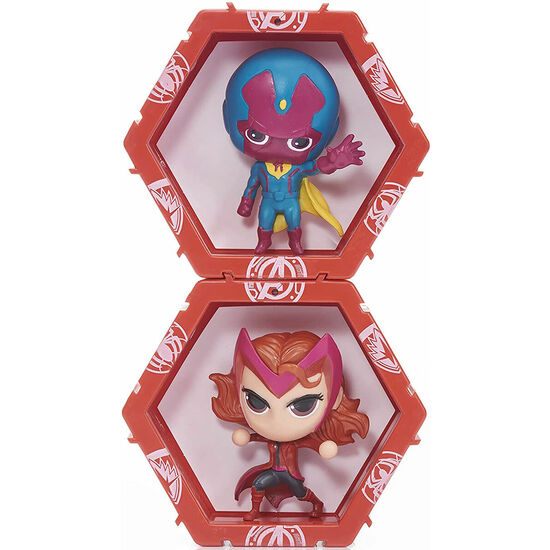 SET FIGURAS LED WOW! POD VISION + SCARLET MARVEL image 1