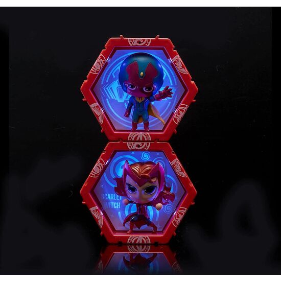 SET FIGURAS LED WOW! POD VISION + SCARLET MARVEL image 2