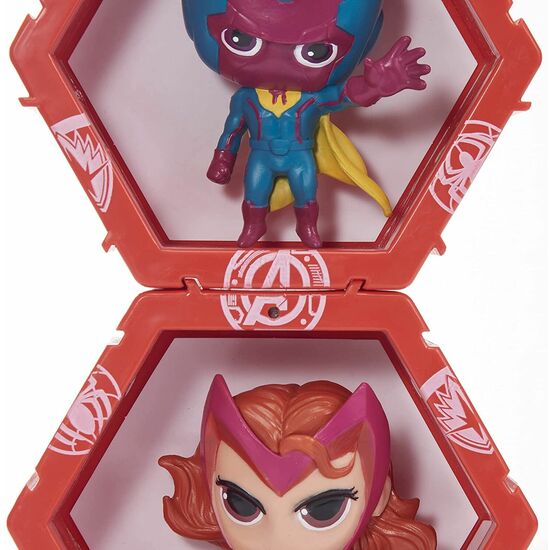 SET FIGURAS LED WOW! POD VISION + SCARLET MARVEL image 3