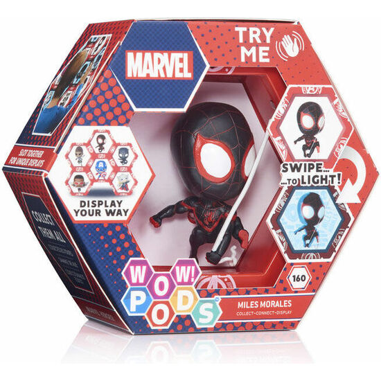 FIGURA LED WOW! POD MILES MORALES MARVEL image 0