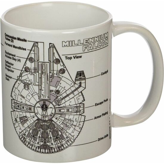 TAZA MILLENNIUM FALCON SKETCH STAR WARS image 1