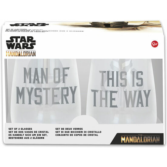 SET 2 VASOS CRISTAL THE MANDALORIAN STAR WARS 510ML image 0