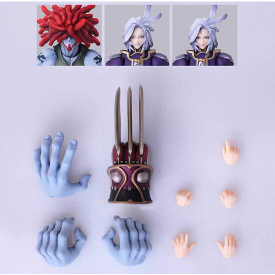 SET 2 FIGURAS BRING ARTS KUJA Y AMARANT CORAL FINAL FANTASY IX 16-18CM image 5