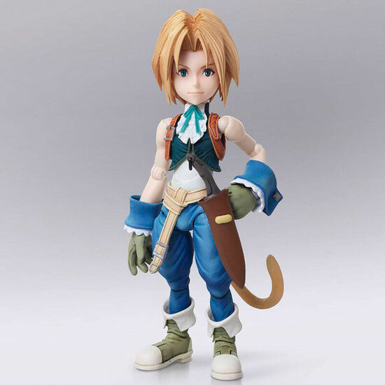 SET 2 FIGURAS BRING ARTS ZIDANE TRIBAL Y GARNET TIL ALEXANDROS XVII FINAL FANTASY IX 12-17CM image 1