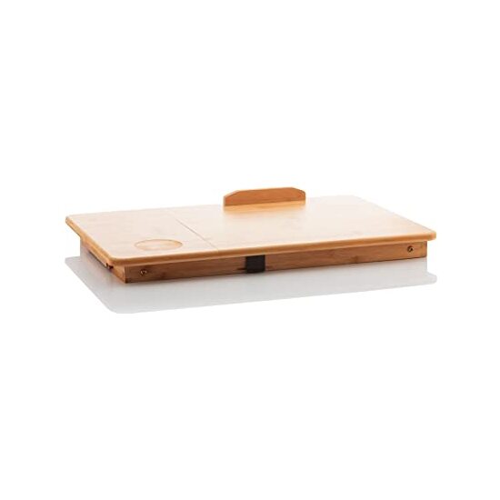 MESA PLEGABLE AUXILIAR DE BAMBÚ LAPWOOD INNOVAGOODS image 2