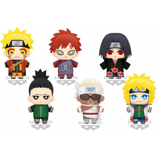 EXPOSITOR 18 PELUCHES TOMONUI SERIES 2 NARUTO SHIPPUDEN 15CM SURTIDO image 0