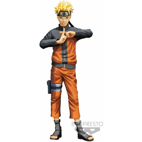 FIGURA UZUMAKI NARUTO GRANDISTA NERO NARUTO SHIPPUDEN 27CM image 0