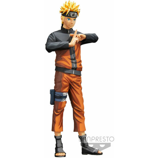 FIGURA UZUMAKI NARUTO GRANDISTA NERO NARUTO SHIPPUDEN 27CM image 1