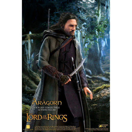 FIGURA REAL MASTER ARAGORN SPECIAL VERSION EL SEÑOR DE LOS ANILLOS 23CM image 1