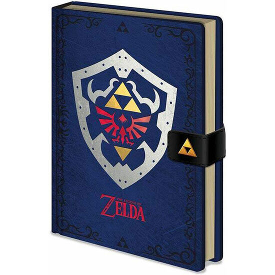 CUADERNO A5 PREMIUN ESCUDO THE LEGEND OF ZELDA image 0