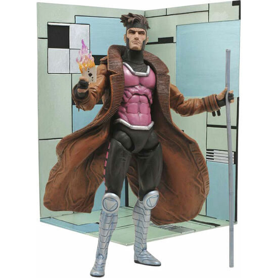 FIGURA ARTICULADA GAMBITO X-MEN MARVEL 18CM image 0