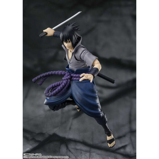 FIGURA SH FIGUARTS SASUKE UCHIBA HE WHO BEARS ALL HATRED NARUTO SHIPPUDEN 15CM image 2