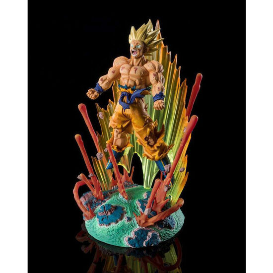 FIGURA SH FIGUARTS SUPER SAIYAN SON GOKU TALKING ABOUT KRILLIN DRAGON BALL Z 27CM image 2