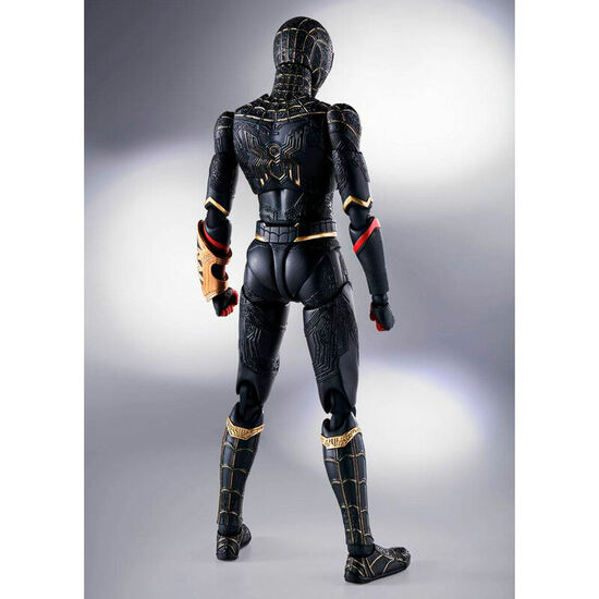 FIGURA S.H. FIGUARTS SPIDERMAN BLACK AND GOLD SUIT SPECIAL SET MARVEL 15CM image 1