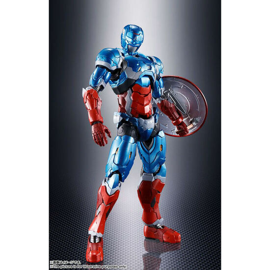 FIGURA SH FIGUARTS CAPITAN AMERICA TECH-ON LOS VENGADORES AVENGERS MARVEL 16CM image 2