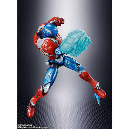 FIGURA SH FIGUARTS CAPITAN AMERICA TECH-ON LOS VENGADORES AVENGERS MARVEL 16CM image 3