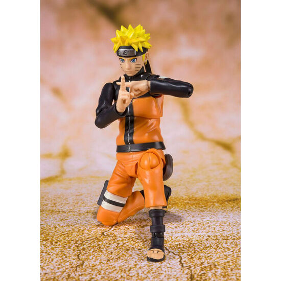 FIGURA SH FIGUARTS NARUTO UZUMAKI BEST SELECTION NARUTO SHIPPUDEN 14CM image 0