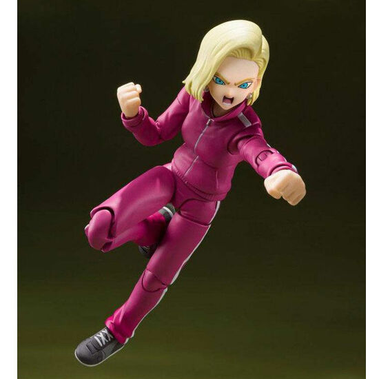 FIGURA ANDROIDE 18 SAGA DE LA BATALLA ENTRE UNIVERSOS DRAGON BALL SUPER 14CM image 2