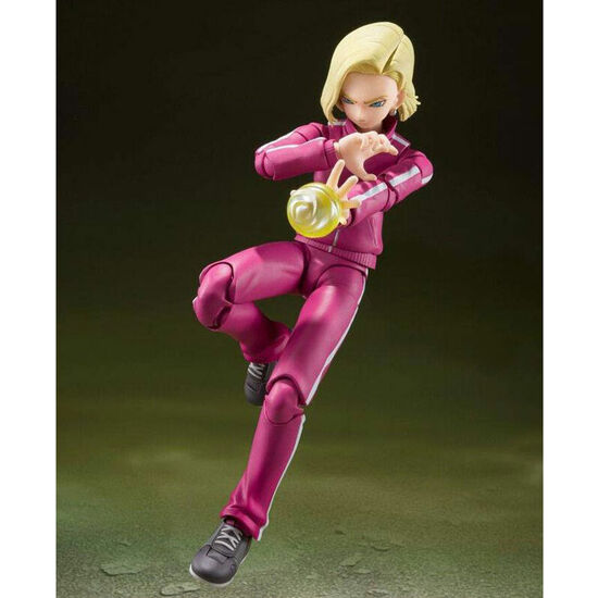 FIGURA ANDROIDE 18 SAGA DE LA BATALLA ENTRE UNIVERSOS DRAGON BALL SUPER 14CM image 3