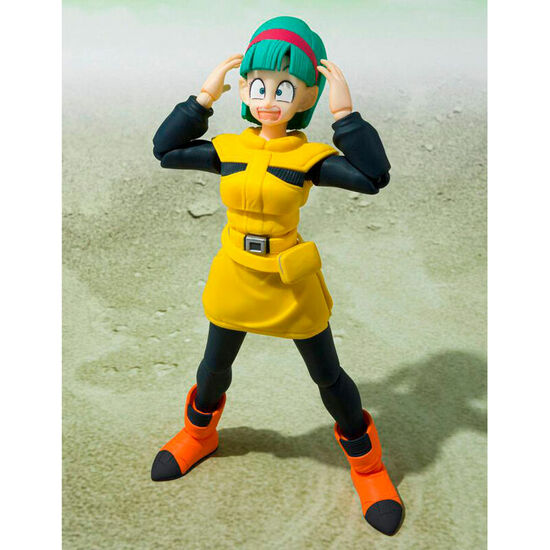 FIGURA BULMA JOURNEY TO PLANET NAMEK DRAGON BALL Z 14CM image 1