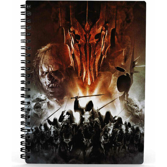 CUADERNO 3D EJERCITO EL SEÑOR DE LOS ANILLOS image 0