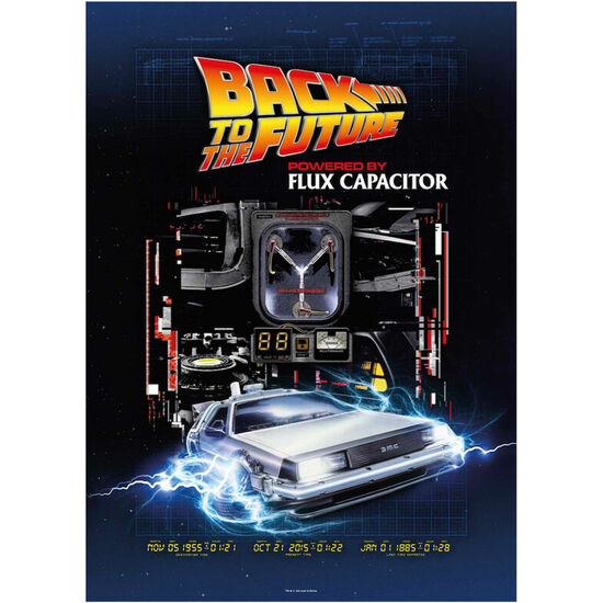 PUZZLE POWERED BY FLUX CAPACITOR REGRESO AL FUTURO 1000PZS image 0