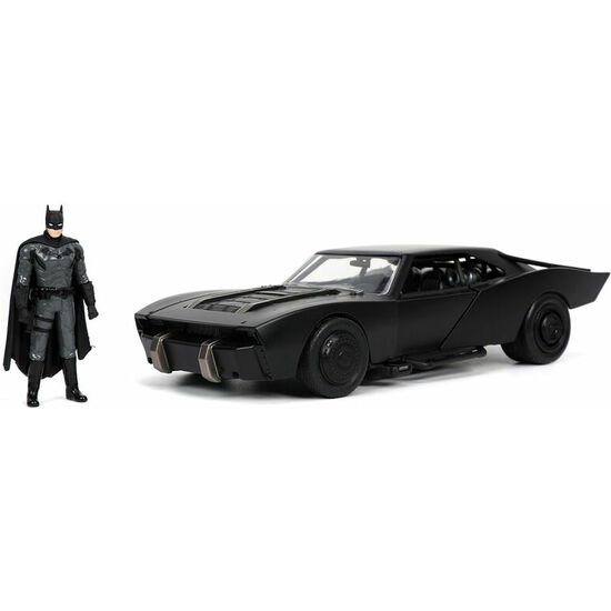 SET FIGURA BATMAN + COCHE BATMOVIL METAL THE BATMAN DC COMICS image 3