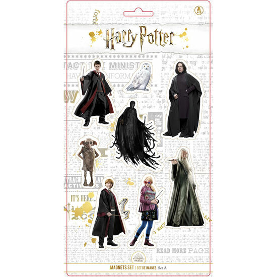 BLISTER 8 IMANES PERSONAJES HARRY POTTER image 0