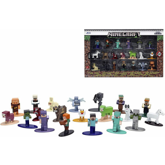 SET 20 FIGURAS MINECRAFT 4CM image 0