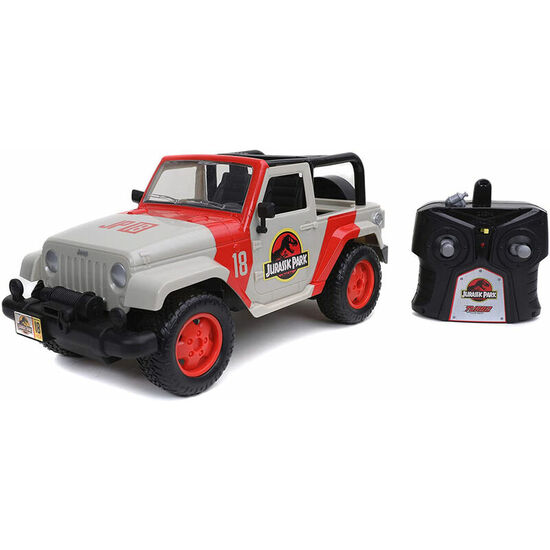 COCHE RADIO CONTROL JEEP WRANGLER JURASSIC PARK image 1