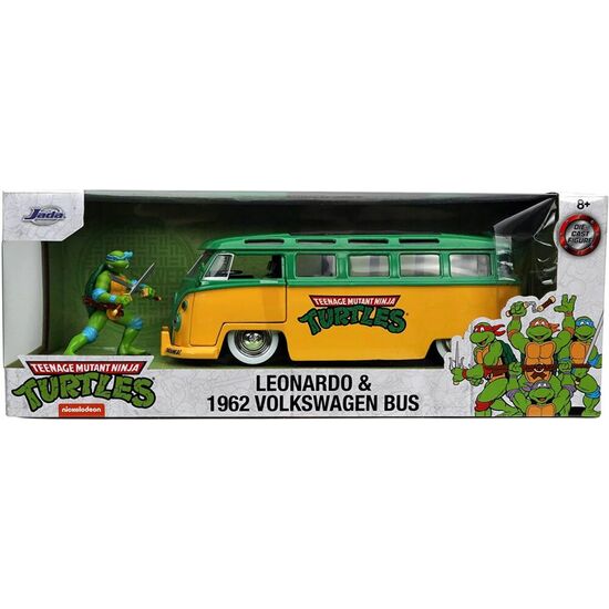 SET FIGURA LEONARDO + FURGONETA VW 1962 TORTUGAS NINJA image 5