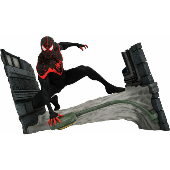 FIGURA MILES MORALES SPIDERMAN MARVEL COMIC GALLERY 18CM image 0