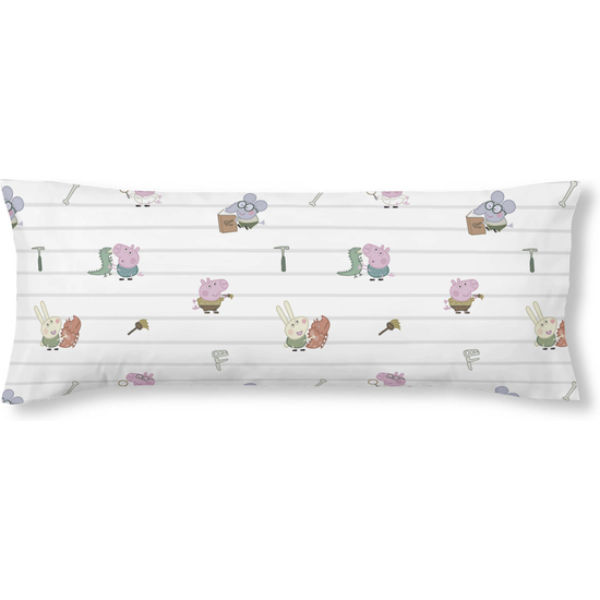 FUNDA DE ALMOHADA 100% ALGODÓN PEPPA HISTORIANS CAMA DE 90. image 0