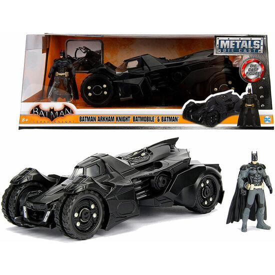 SET FIGURA + COCHE BATMOVIL METAL ARKHAM KNIGHT DC COMICS image 0