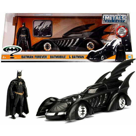 SET FIGURA + COCHE BATMOVIL METAL BATMAN FOREVER DC COMICS image 1