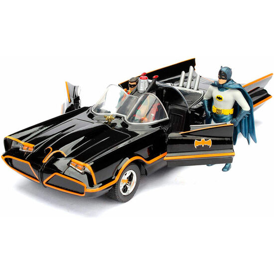 SET FIGURA + COCHE BATMOVIL METAL CLASSIC 1966 BATMAN DC COMICS image 1