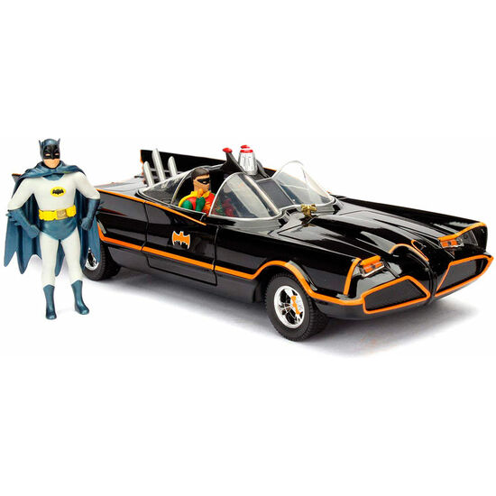 SET FIGURA + COCHE BATMOVIL METAL CLASSIC 1966 BATMAN DC COMICS image 3