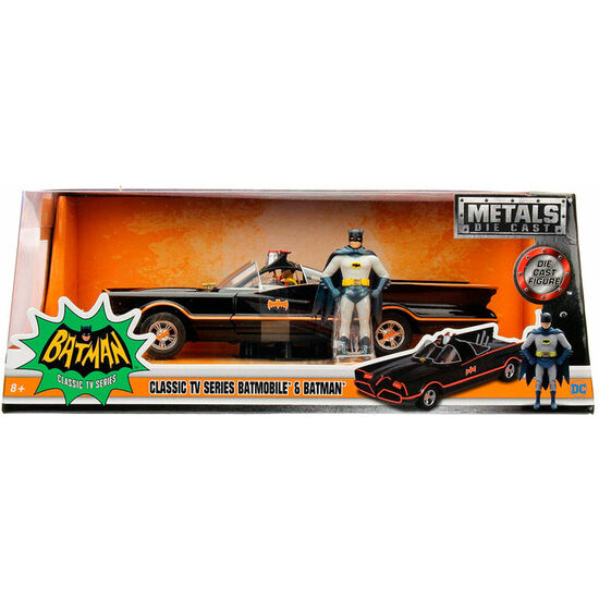 SET FIGURA + COCHE BATMOVIL METAL CLASSIC 1966 BATMAN DC COMICS image 4