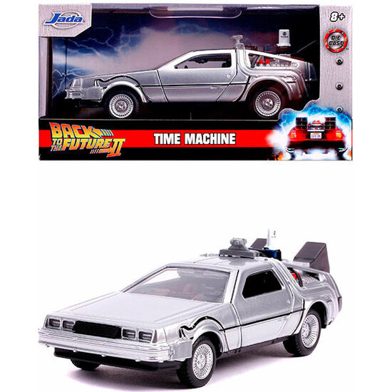 COCHE METAL TIME MACHINE DLOREAN REGRESO AL FUTURO image 0