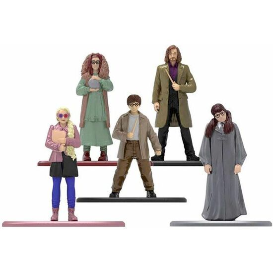 BLISTER 5 FIGURAS METAL HARRY POTTER 4CM image 5