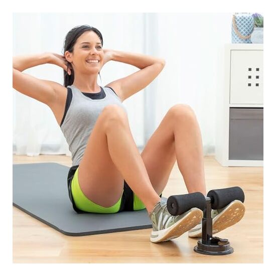 BARRA DE SUJECIÓN PARA ABDOMINALES CON VENTOSA Y GUÍA DE EJERCICIOS COREUP INNOVAGOODS image 6