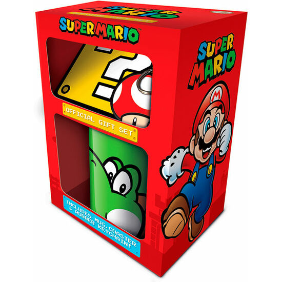 PACK REGALO TAZA LLAVERO SUPER MARIO NINTENDO image 0