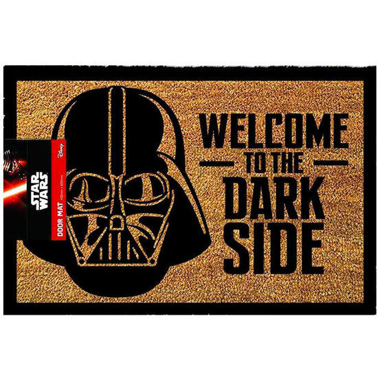 FELPUDO DARTH VADER WELCOME TO THE DARK SIDE STAR WARS image 0