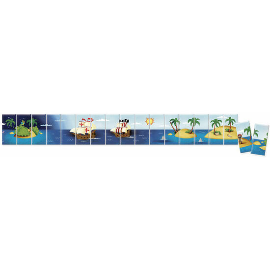 JUEGO DOMINO PIRATAS REVERSIBLE image 2
